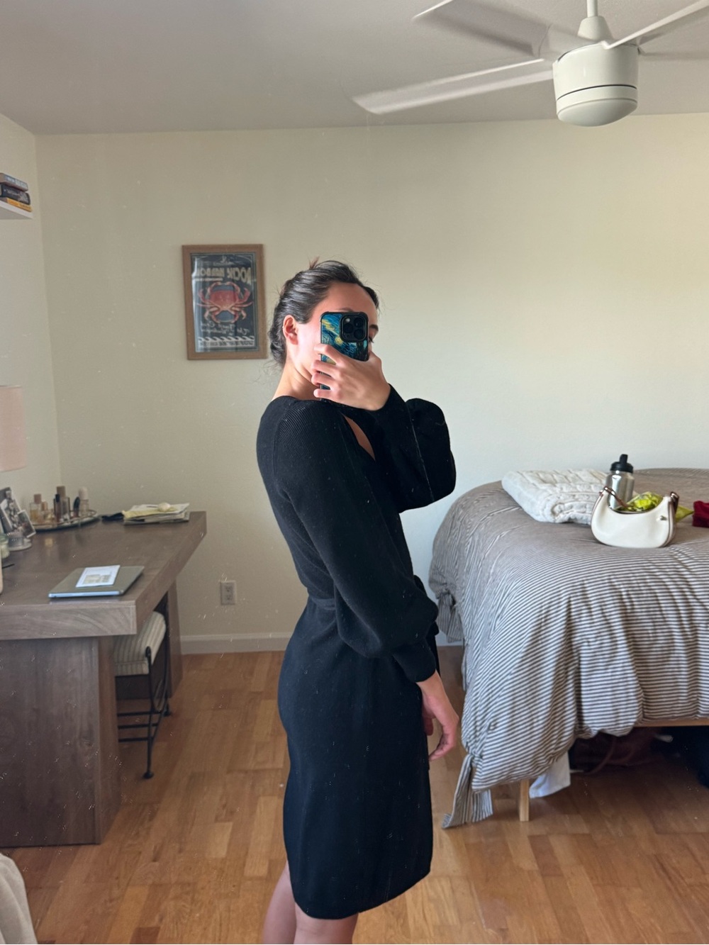Black sam edelman sweater dress - Picture 2 of 5